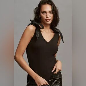 BNWT! Anthropologie Maeve Bow-Tie Tank Size M